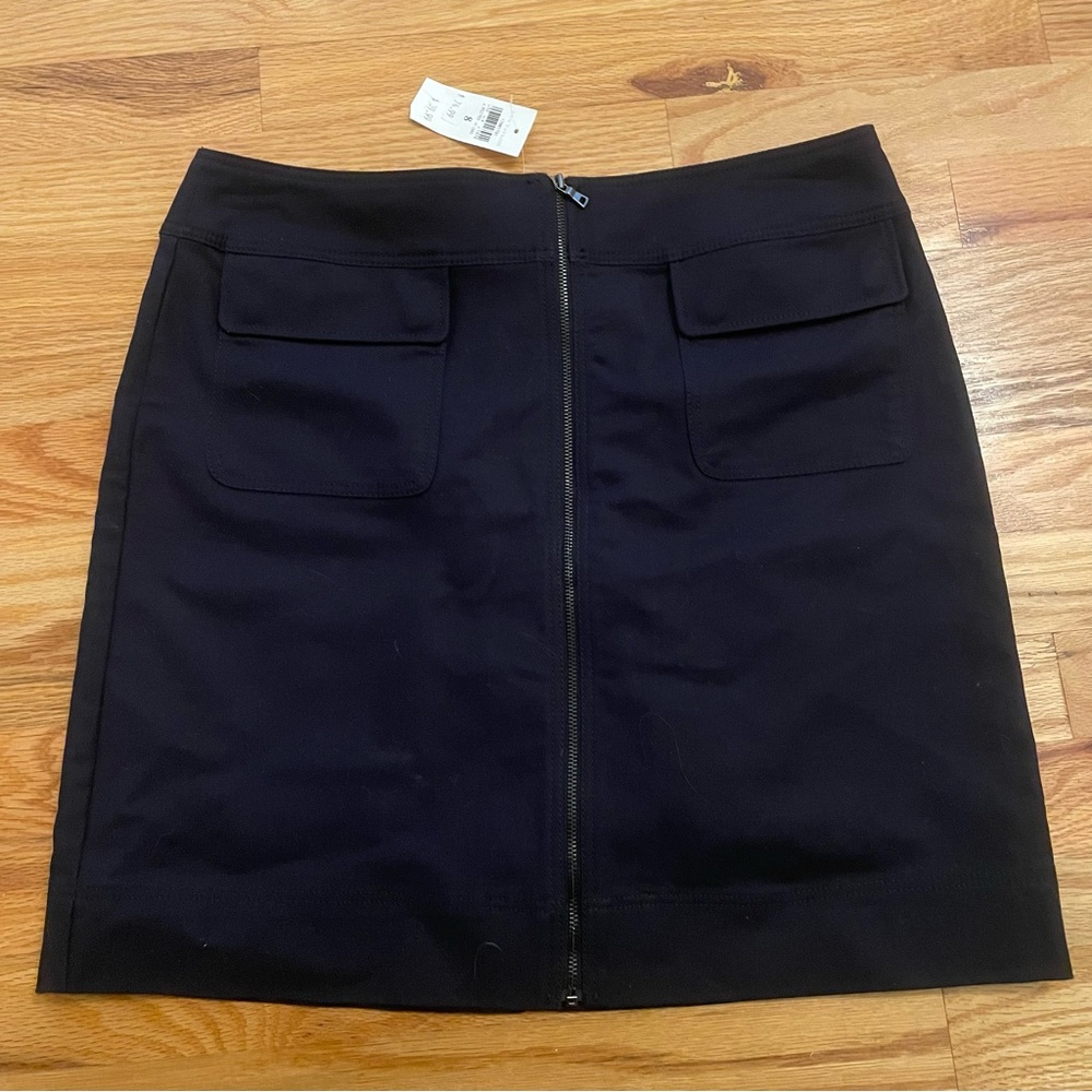 Ann Taylor Blue Mini Pencil Skirt for Work